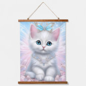 Fairy Princess Kitten Hangend Wandkleed (Voorkant)