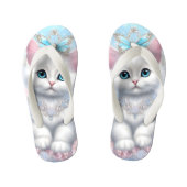 Fairy Princess Kitten Kinder Teenslippers (Voetbed)