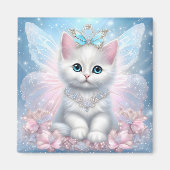 Fairy Princess Kitten Magneet (Voorkant)