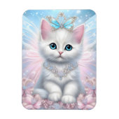 Fairy Princess Kitten Magneet (Verticaal)