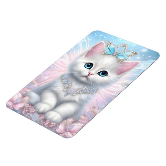 Fairy Princess Kitten Magneet (Linkerzijde)