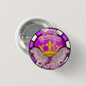 FAIRY Princess Lolly BUTTON for Renfaire, Court (Voorkant /achterkant)