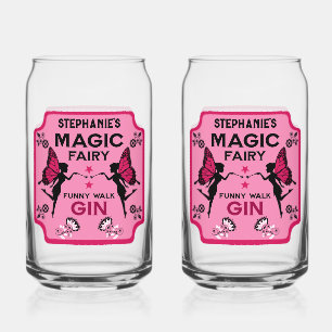 Fairy Princess Magic Gin Blikvorm Glas