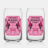 Fairy Princess Magic Gin Blikvorm Glas (Achterkant)