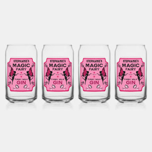 Fairy Princess Magic Gin Blikvorm Glas