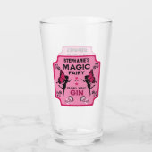 Fairy Princess Magic Gin Glas (Achterkant)