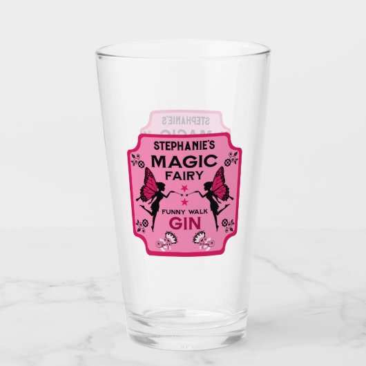 Fairy Princess Magic Gin Glas (Voorkant)