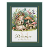 Fairy Princess Magic Tea Monogram Inspirerend Perfect Poster (Voorkant)