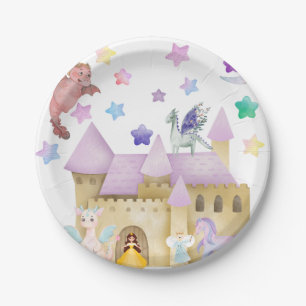 Fairy Princess Magical Castle Papieren Bordje
