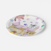 Fairy Princess Magical Castle Papieren Bordje (Gekanteld)