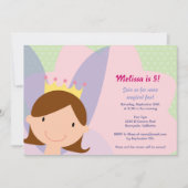 Fairy Princess Party Invite Kaart (Voorkant)