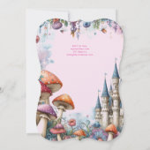 Fairy Princess Party Magische Verjaardag Bash Kaart (Achterkant)