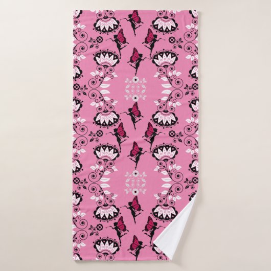 Fairy Princess Patroon Print Badhanddoek (Badhanddoek)