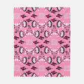 Fairy Princess Patroon Print Fleece Deken (Voorkant)
