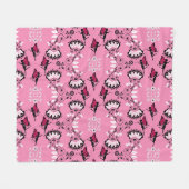 Fairy Princess Patroon Print Fleece Deken (Voorkant (Horizontaal))
