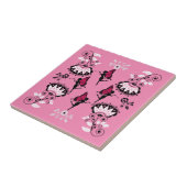 Fairy Princess Patroon Print Tegeltje (Zijkant)