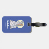 Fairy Princess Petal Dress Mode Illustratie Bagagelabel (Achterkant horizontaal)