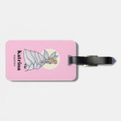 Fairy Princess Petal Dress Mode Illustratie Bagagelabel (Achterkant horizontaal)