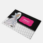 Fairy Princess Petal Dress Mode Illustratie Deurmat (Schuin)