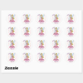 Fairy Princess Peuter Baby Ronde Sticker (Vel)