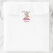 Fairy Princess Peuter Baby Ronde Sticker (Tas)