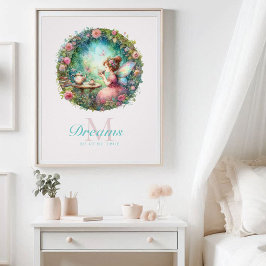 Fairy Princess Rozen Tuin Thee Holo Inspirerend Perfect Poster