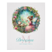 Fairy Princess Rozen Tuin Thee Holo Inspirerend Perfect Poster (Voorkant)