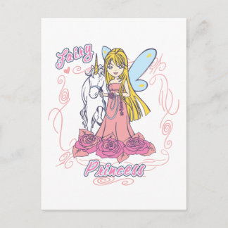 Fairy Princess Toddler Baby Briefkaart