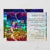 Fairy Princess vliegt met Butterflies Kaart (Voorkant / Achterkant)