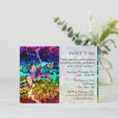 Fairy Princess vliegt met Butterflies Kaart (Staand voorkant)