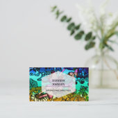 Fairy Princess vliegt met Butterflies Visitekaartje (Staand voorkant)