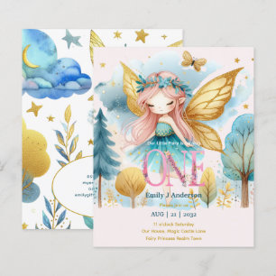 Fairy Prinses 1e Verjaardag EEN roze Fairycore