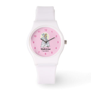 Fairy Prinses Petals Dress Mode Illustratie Horloge