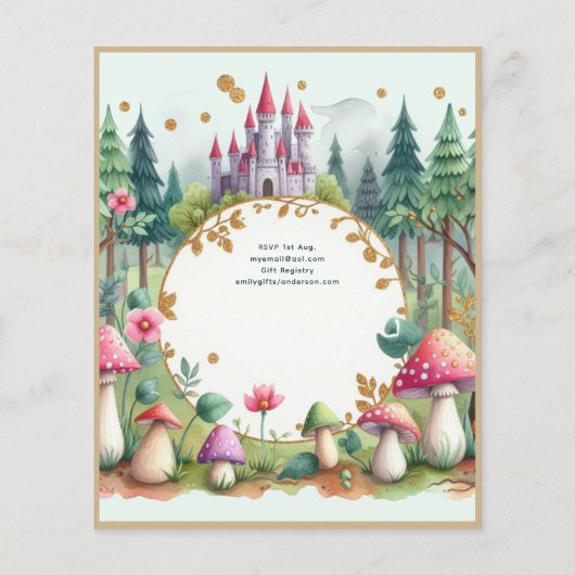 Fairy Prinses Verjaardag 1e 2e 3e 4e Fairycore (Achterkant)