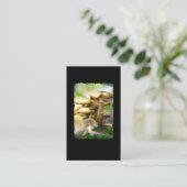 Fairy Psychedelic Mushroom Crazy Fantasy Visitekaartje (Staand voorkant)