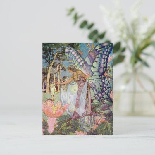 Fairy Queen Briefkaart (Staand voorkant)