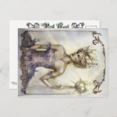 Fairy Queen Briefkaart (Voorkant / Achterkant)