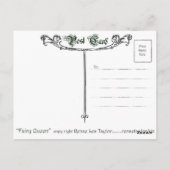 Fairy Queen Briefkaart (Achterkant)