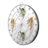 Fairy Queen gift Dartbord (Voorkant Rechts)
