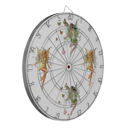 Fairy Queen gift Dartbord (Voorkant Links)