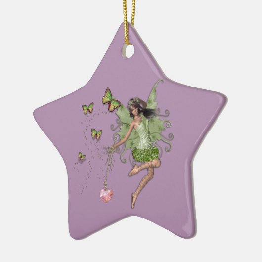 Fairy Queen gift Keramisch Ornament (Links)