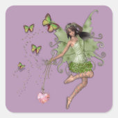 Fairy Queen gift Vierkante Sticker (Voorkant)