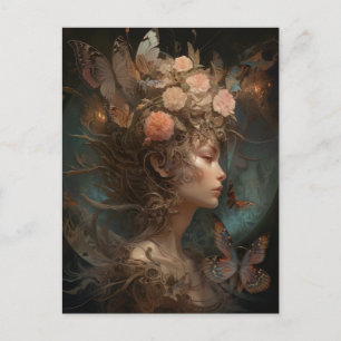 Fairy Queen Goddess Fantasy Art Briefkaart