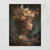 Fairy Queen Goddess Fantasy Art Briefkaart (Voorkant)