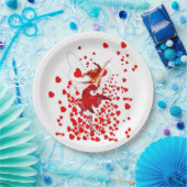 Fairy Queen of Hearts Paper Borden Papieren Bordje (Feest)