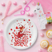 Fairy Queen of Hearts Paper Borden Papieren Bordje (Feest)