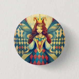 Fairy Queen Ronde Button 3,2 Cm