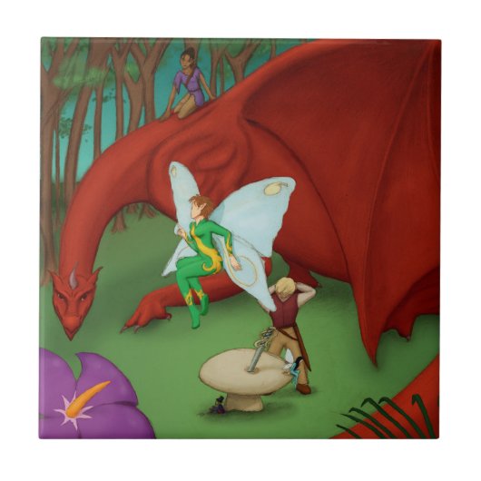Fairy Quest Tegeltje (Voorkant)