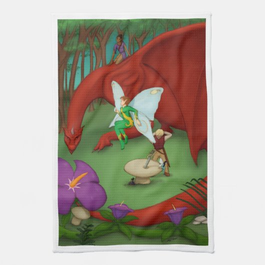 Fairy Quest Theedoek (Verticaal)