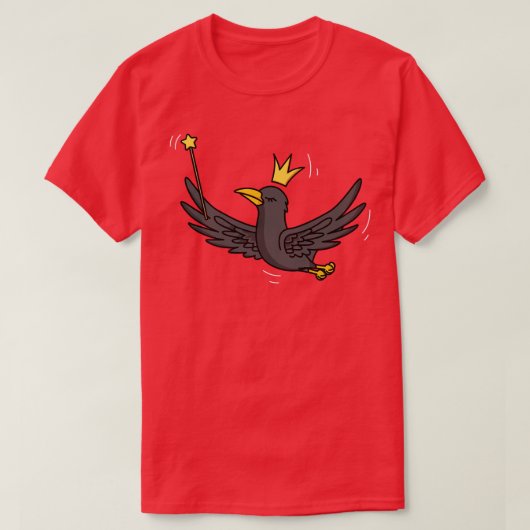 Fairy Raven Wildlife Mystical Bird Raven Fairy Lov T-shirt (Design voorkant)